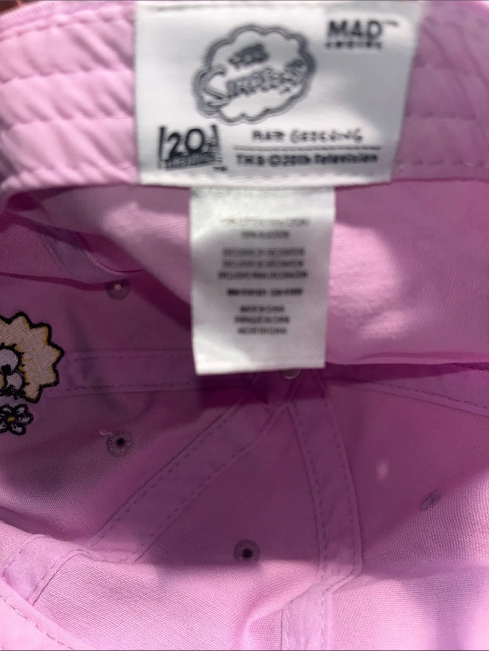 Kids Pink Character Baseball Cap & Tie-Dye Colorado Cap Set